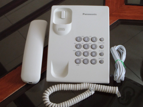 Teléfono Panasonic  Kx-ts500fxw Fijo - Color Negro 