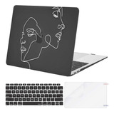 Funda Para Macbook Air 13 (a2337 M1 A2179 A1932), Negra