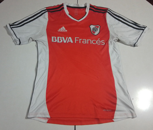 Camiseta River Roja Flancos Blancos #3 Talle M Detalles