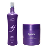 Kit Glynett Hidratação Profissional Shampoo + Mascara