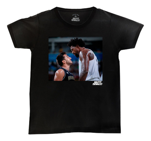 Campazzo Y D. Jordan  - Remera 100 % Algodón 