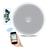 1 Caixa  Som Ambiente Bluetooth  Ativa Embutir Teto Gesso