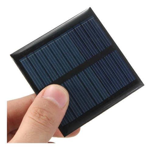 Panel Solar Mini De 3v - 0.36w - 120ma Tamaño 55*55 Mm