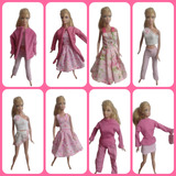Lote 11 Articulos Total Pink Para Muñeca Barbie