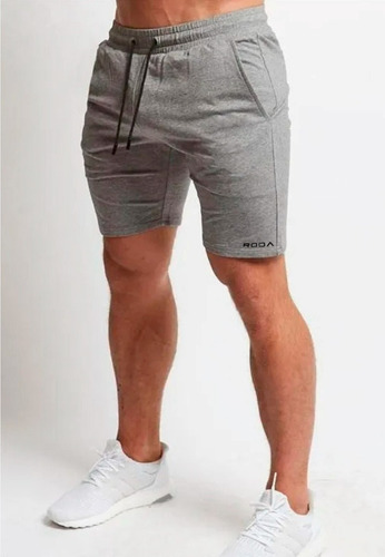 Short Deportivo Hombre Rodasport Bermuda Letras En Rodilla