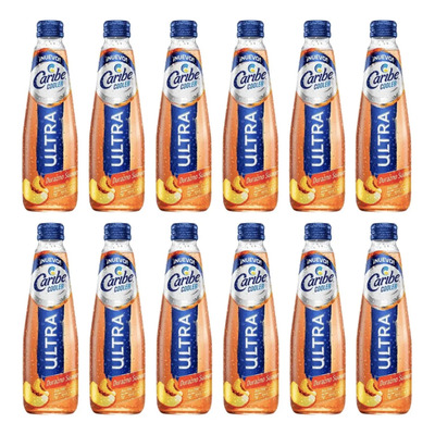 Pack De 12 Caribe Cooler Ultra Durazno S