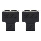 2 Unids Rj45 Splitter Ethernet Adaptador 8p8c Conector 1 A @