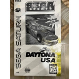 Manual De Daytona Usa Sega Saturn Original Solo