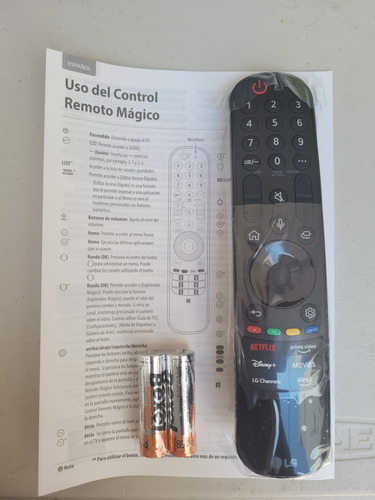 Control LG Magic Control Original Con Manuales Y Baterías
