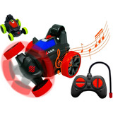 Auto A Radio Control Remoto Giro 360º Luz Parlante Musical Color Rojo