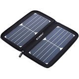 Cargador De Teléfono Con Panel Solar Plegable, Carga Usb