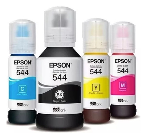 Tinta Epson 544 L3210 L3250 L3150 Kit 4 Colores Alternativo