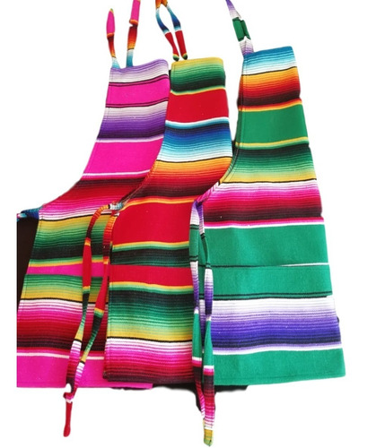 Mandil De Sarape Mexicano Con Envío (12 Pack)