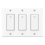 Smart Light Switch 3 Gang Alexa Smart Switch 2.4ghz Wifi Lig