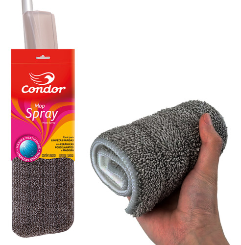 Peça De Microfibra Para Esfregão Spray Condor Limpa Pisos