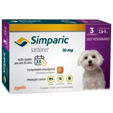  Simparic 10mg - 2,6 A 5kg C/ 3 Comprimidos