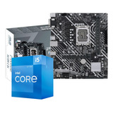 Kit Placa Mãe Asus H610m-e D4 Intel Core I5 12400f Lga 1700