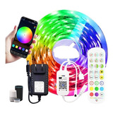 Fita Led Rgb 5050 15m Wifi Colorida Com Controle+fonte