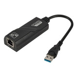 Adaptador Ethernet Usb 3.0 Rj45 Rede Gigabit 10/100/1000cabo