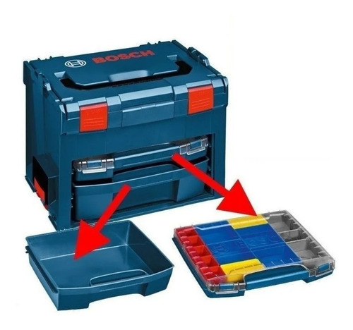 Caja De Herramientas Bosch Apilable L-boxx 306kit C/ Cajones