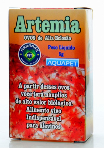 Ovos De Artemia ! 5gr Com Casca Alta Eclosão Maramar
