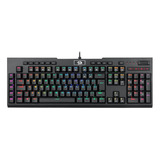 Teclado Optico Redragon Gamer Brahma Pro Rgb Switch Marrom 