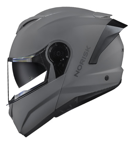 Capacete Masculino Norisk Force Ii 2 Cinza Monocolor Robocop