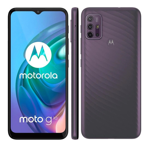  Moto G10 64 Gb Cinza-aurora Vitrine Brinde Pelicula 