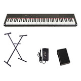 Piano Digital 88 Teclas Artesia Sensitivo + Pedal + Soporte