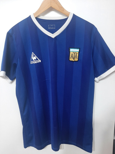 Camiseta Maradona Seleccion Argentina Azul No Original