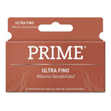 Preservativo De Látex Prime Ultrafino X 12 Un