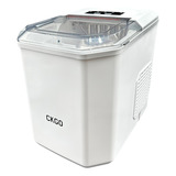 Ice Maker Ckgo Maquina Para Hacer Hielo 12kg Dia Color Blanco