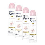 Kit 4 Des Antitranspirante Magnólia E Jasmim Dove 150ml