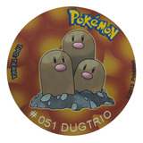 Mousepad De Tazo Pokemon De Modelo #051 Dugtrio