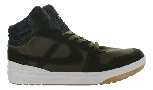 Panam Tenis Bota Casual Confort Skate Verde Hombre 85339