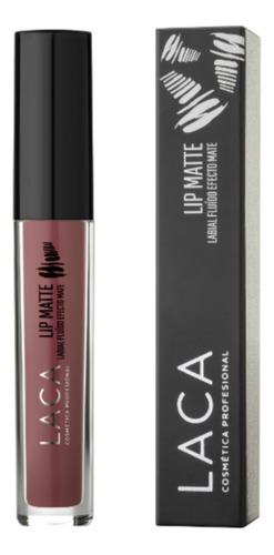 Labial Lip Matte Larga Duración Tono 72 Latín Brown Laca