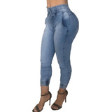 Calça Jogger Setfor Azul Bojo Aumenta Bumbum C/lycra 