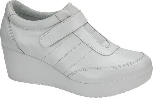 Zapatos Blancos Plataforma 6 Cm Enfermera  1050994