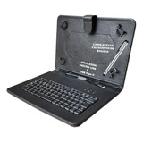 Funda Tablet 10 Pulgadas Con Teclado Micro Usb + Usb Tipo C.