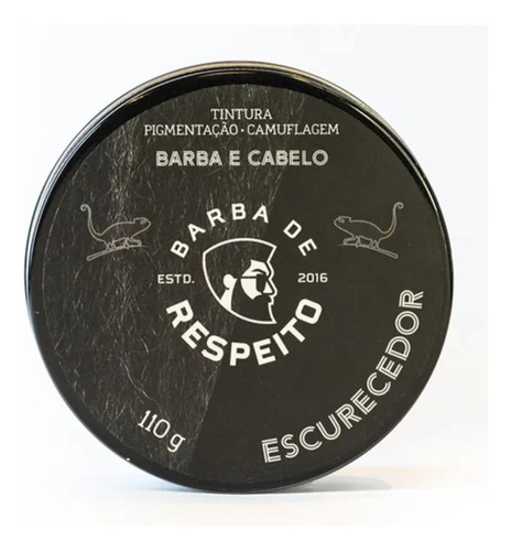 Escurecedor De Barba E Cabelo Barba De Respeito 110g