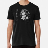 Remera Póster Clásico De Ludwig Van Beethoven (índigo) Algod