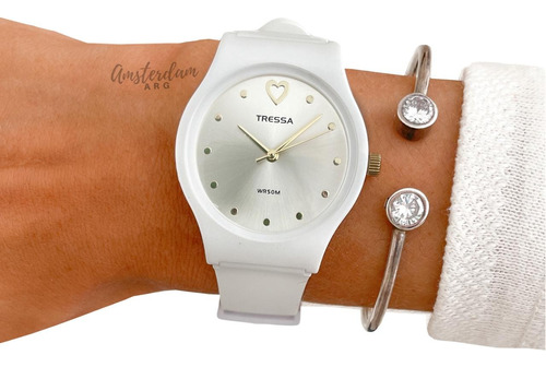 Reloj Tressa Dama Caucho Sumergible Modelo  Funny   