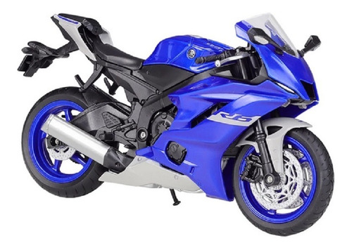 Motocicleta 2020 Yamaha Yzf-r6 Azul 1/12 [s]