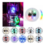 Luces Led Colores Botella Posavaso Taza Tapete 10pz Pegatina