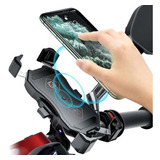 Soporte Celular Motocicleta 15w Inalambrica Cargador + Usb