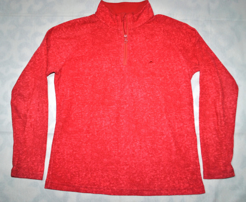 Buzo Montagne Polar Mujer Rojo Melange