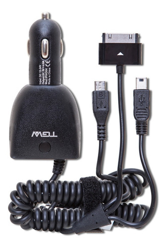 Cargador De Auto 2 Puertos Usb Micro Usb Tgw