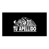 1 Sticker Aguila Y Un Apellido Para El Carro, Laptop Etc