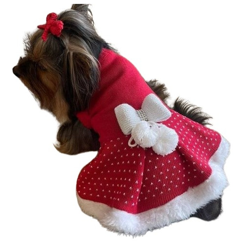 Roupa Pet Fantasia Natal Cachorro E Gato. Pp.p.m