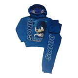 Conjunto Infantil Personagem Sonic Exclusico Roupa De Frio